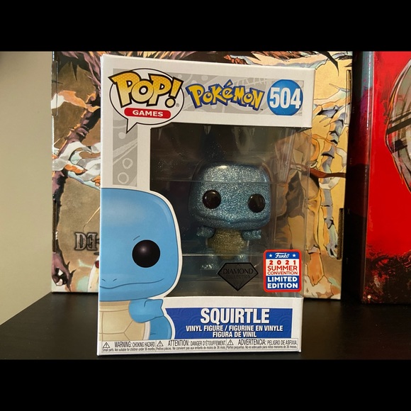 Limited Edition Squirtle Pokémon Diamond Funko pop - Picture 5 of 5